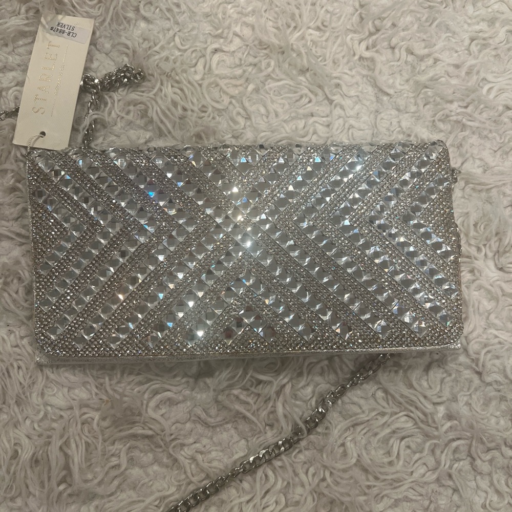 Silver Clutch Bag